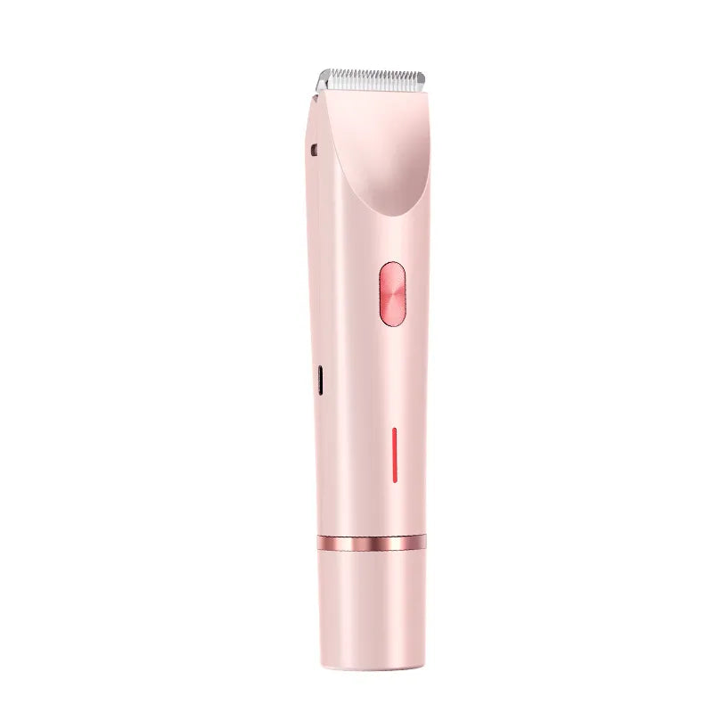 2-in-1 Women's Razor: Wet/Dry Trimmer